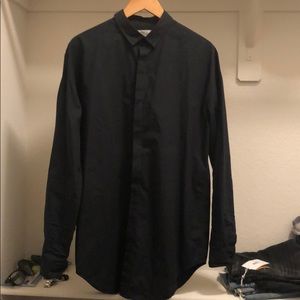 Black button up. Size M
